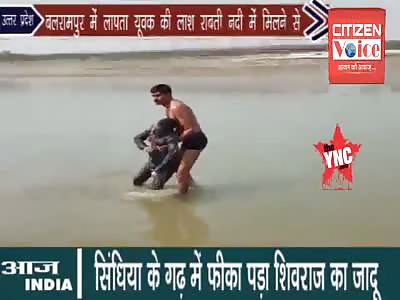 Body discovery  of a missing youth from river Rapti