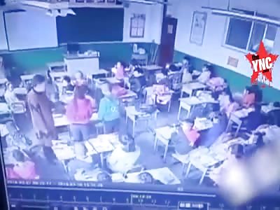  a female teacher beat the pupils in the classroom in Xiyang County, Jincheng, Shanxi Province