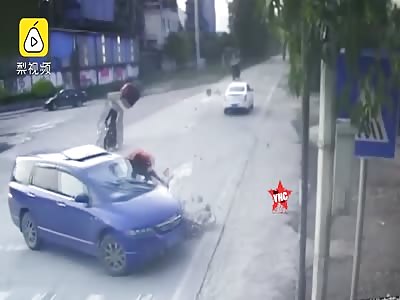 brutal accident  in northern Guangdong