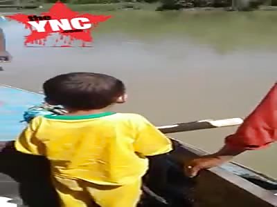 dead baby fishing in Karangkemiri, Wanadadi, Banjarnegara 