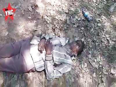 body of an unidentified man was found near the railway bridge near the Chandragiri Mandalam, Srinivasan Mangapuram.