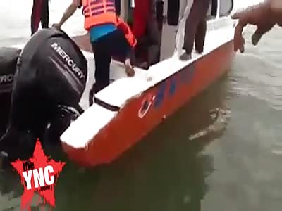  2 bodies of men floating in the waters of Balikpapan Bay.