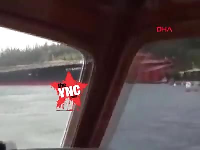 large ship accident in turkey 