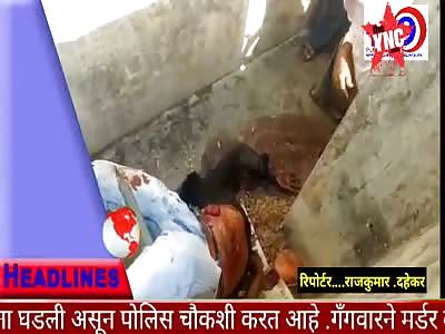 man killed in the wood chipper in Gondakhairi, Maharashtra