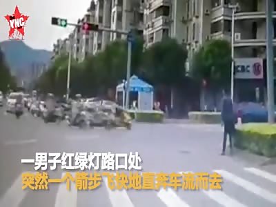 man died after trying to do a fake Compensation accident in Guangdong