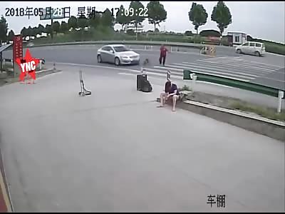 zebra crossing accident in  Luoyang