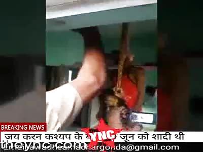 love couple suicide  in the Lohia residence outside the village in Rampur Ametha village
