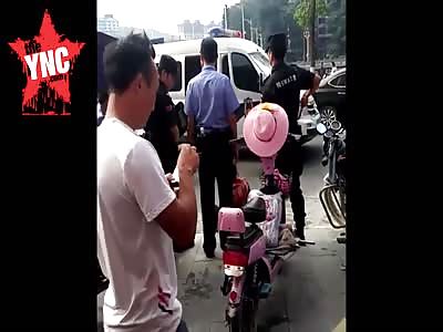 woman hacked with a machete in Guizhou