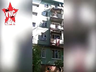 57-year-old Russian man falls of his   balcony