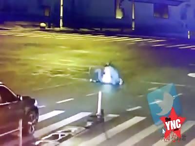 man murdered on the zebra crossing in Yuyao City