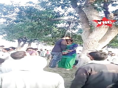 love couple suicide on a mango tree in Fatehpur
