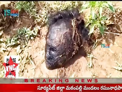 they find the head of burned man in Suryapet