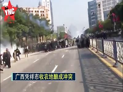 large  Uprising took place in Pingxiang City, Guangxi