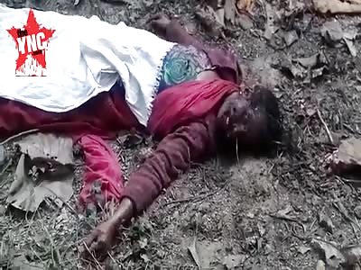 rotten dead woman in  Shravasti District