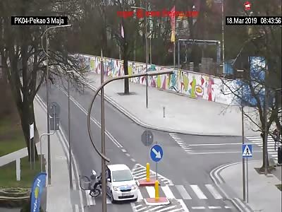 78-year-old man gets hit by a car in Poland 