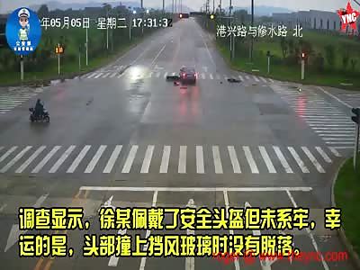 zebra crossing accident in Jiujiang