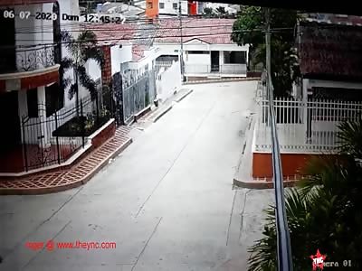 bike accident in Antioquia, Colombia