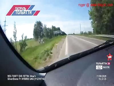 accident in Khryashchevka, Samara Oblast, Russia.
