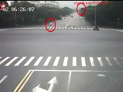 zebra crossing accident in  Zhejiang