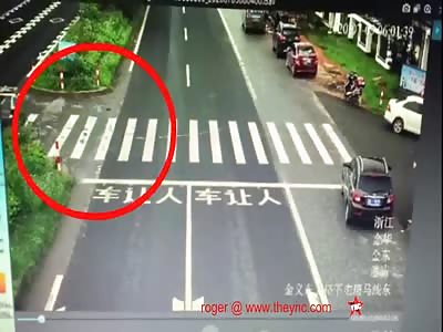 zebra crossing accident in Quanzhou