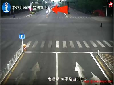 zebra crossing accident in Hebei