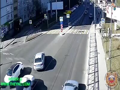 Nice Accident in Kaliningrad, European Russia
