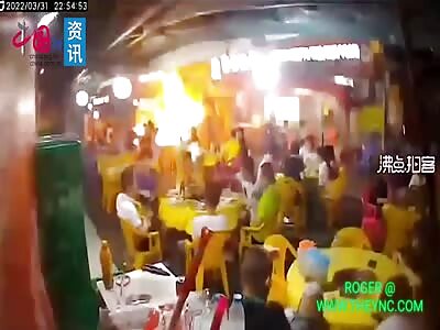 gas tank explosion in Guangdong
