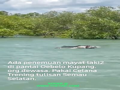 fishermen looking for food discover a dead body instead in Kupang