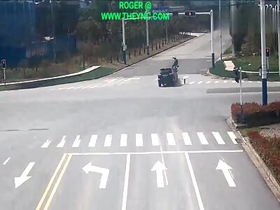 Zebra crossing Accident in Nanling County