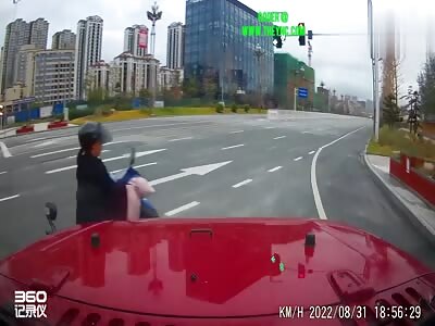 Zebra crossing Accident in Guang'an City
