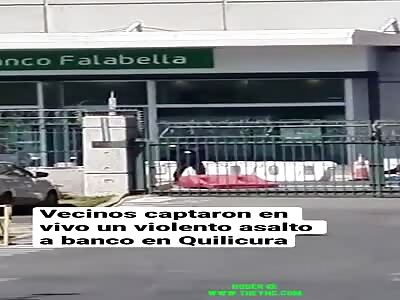Bank robbery  in chile they stole 20 million Chilean peso = 18k pounds