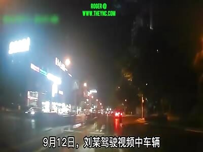 Zhong died after being hit by a car in Zigong City