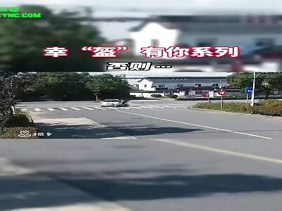 Zebra crossing Accident in Tongxiang City
