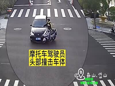 Zebra crossing Accident in Zhoushan City