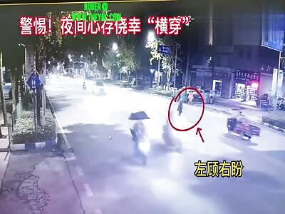 Ma died after he was knocked down  by Chen motorcycle in Dazhou City