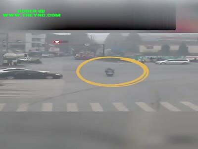 intersection Accident in Zhuji City