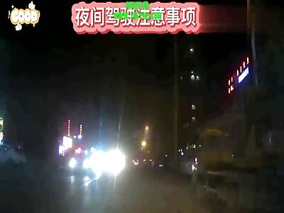 Zhang, was knocked down by Deng in his car in Guangyuan City