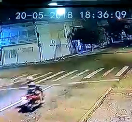 Accident Caught on CCTV (Brazil)