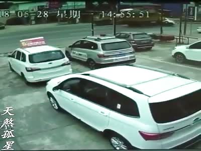 Accident caught on CCTV (Aftermath added)