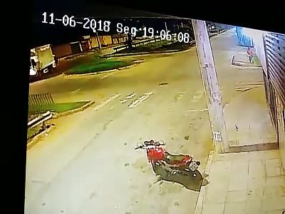 Accident caught on CCTV X
