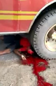 Man Crushed, Dragged by BUS