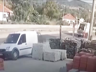 Garbage Man Crushed by Speeding Car in Freak Accident 