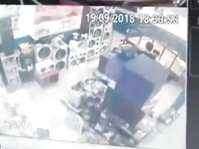 CCTV Murder from Brazil (Bad Angle) 