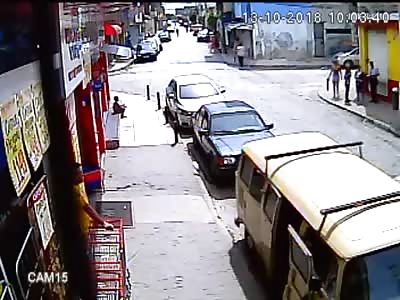  Accident Video caught on CCTV Camera | Brazil