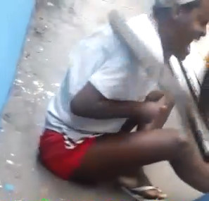 Tranny get Beaten for Stealing in the Community