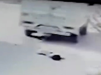 Kid Crushed by Truck