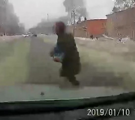 Dashcam Shows Elderly Woman Get Run Over