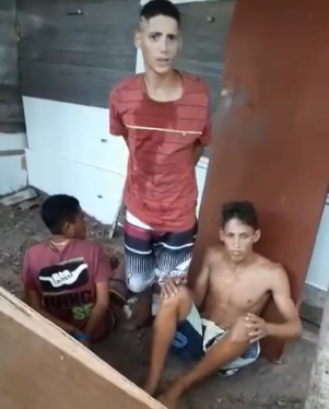 Trio of Thieves Filmed Receiving FavelaJustice