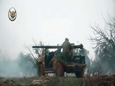 FSA released video showing raid on Abu Dafnah . Most Regime fighters f