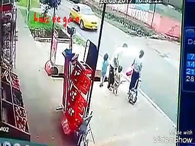 Mother neglects her daughter and runs over her